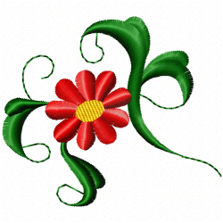 Flowers Embroidery Design 8 Flowers Embroidery Design 8